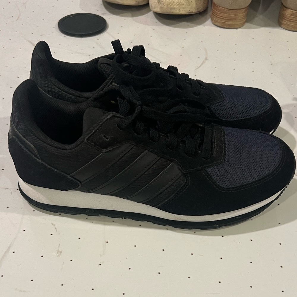 Adidas Black and White Sneakers